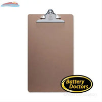 BUSINESS SOURCE CLIPBOARD, 9" X 15.50", HARDBOARD, BROWN Office