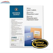 BUSINESS SOURCE MAILING LABEL PERMANENT, 3 1/3" W X 4" L, RE Office