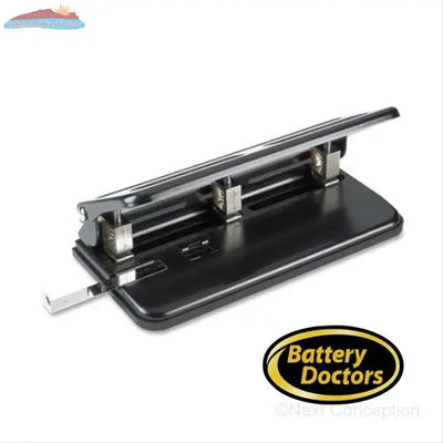 BUSINESS SOURCE MANUAL HOLE PUNCH, 3 PUNCH HEAD(S), 30 SHEET Office