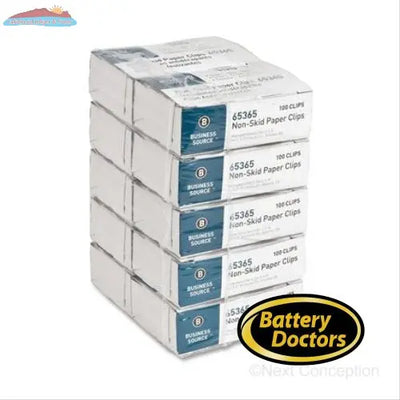 BUSINESS SOURCE PAPER CLIP, REGULAR, 10/PACK, SILVER Office