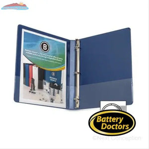 BUSINESS SOURCE RING BINDER, 1/2" CAPACITYFASTENER, VINYL, D Office