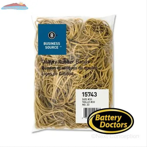 BUSINESS SOURCE RUBBER BAND, SIZE: #33, 3.50" X 0.13" WIDTH, Office
