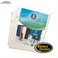 BUSINESS SOURCE SHEET PROTECTOR, 11" X 9" , LETTER 8.5" X 11 Office