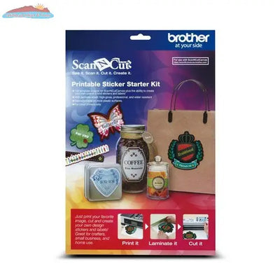 CAPSS1 Printable Sticker Sheet Set for ScanNCut Brother