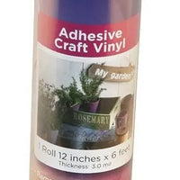 CAVINYLWT Brother 6 FT Roll - White Adhesive Craft Vinyl Brother