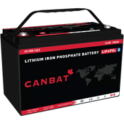 12V 100Ah Cold Weather Lithium Battery (LiFePO4) Lakehead Inkjet & Toner