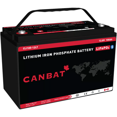 12V 100Ah Cold Weather Lithium Battery (LiFePO4) Lakehead Inkjet & Toner