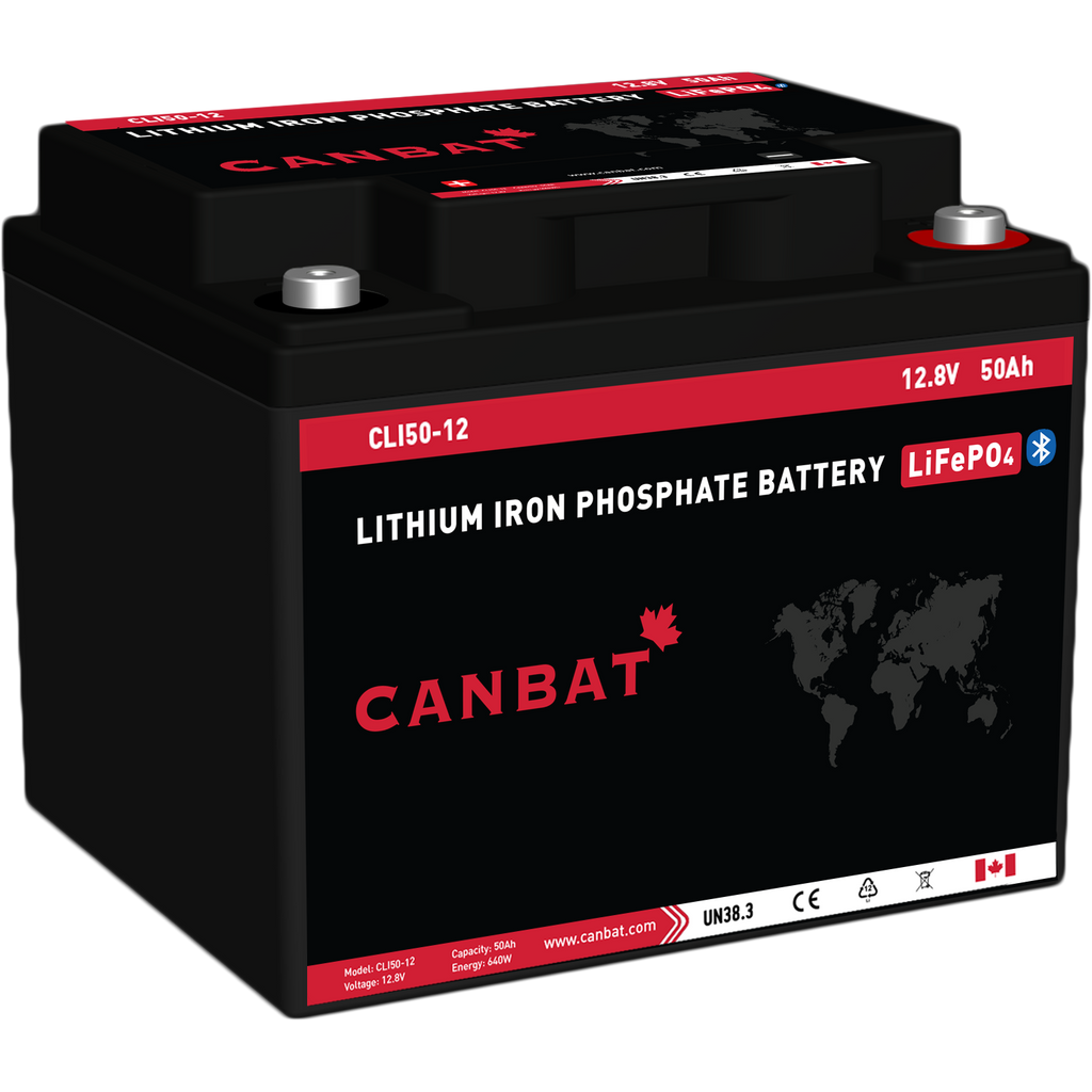 12V 50Ah Lithium Battery (LiFePO4) Lakehead Inkjet & Toner