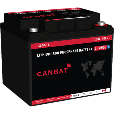 12V 50Ah Lithium Battery (LiFePO4) Lakehead Inkjet & Toner