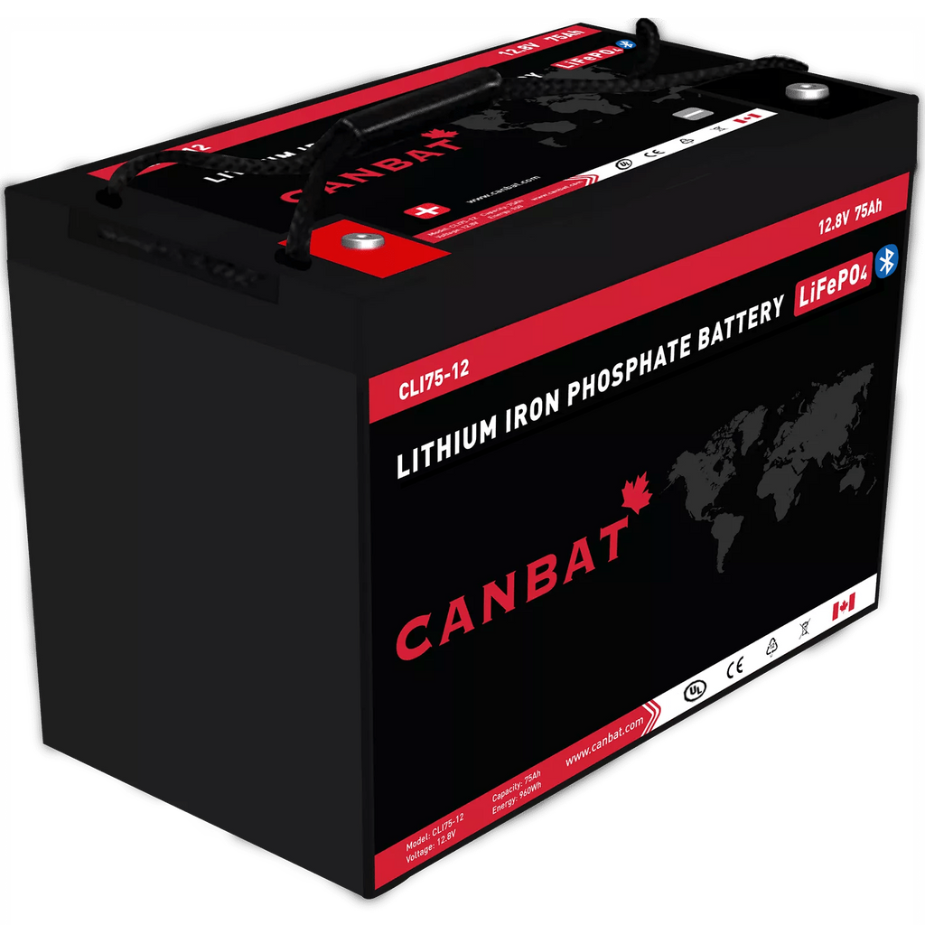 12V 75Ah Lithium Battery (LiFePO4) Lakehead Inkjet & Toner