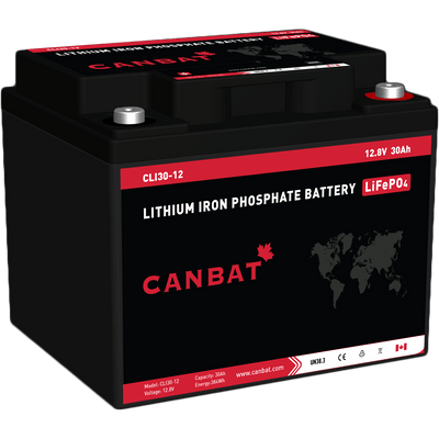 12V 30Ah Lithium Battery (LiFePO4) Lakehead Inkjet & Toner