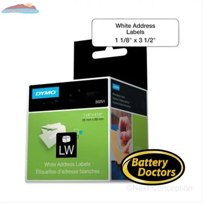 DYMO 30251 LABELWRITER ADDRESS LABEL, 3 1/2