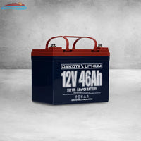Dakota Lithium 12V 46AH U1 LiFePO4 Deep Cycle Battery Dakota Lithium