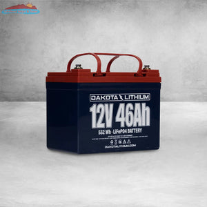 Dakota Lithium 12V 46AH U1 LiFePO4 Deep Cycle Battery Dakota Lithium