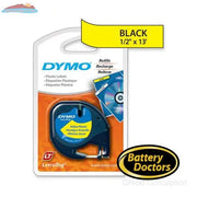 Dymo LetraTag Label Maker Tape Cartridge 1/2" Width x 13 ft Office
