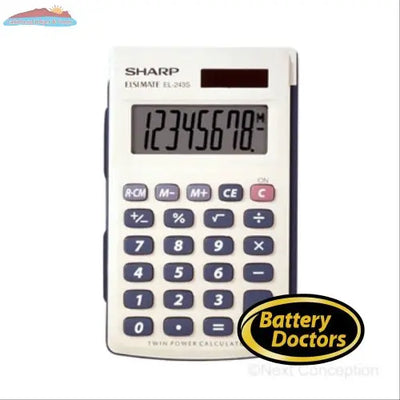 EL243SB SHARP EL243SB 8 DIGITS 3KEY MEMORY CALCULATOR Sharp