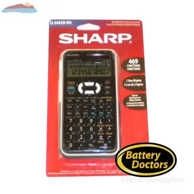 EL546XTBSL SHARP [EL546WBBK] 469 FUNC, 10X2 LINE, SCIENTIFIC Sharp