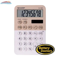 EL760RBLA SHARP CALCULATOR XL-8 DIGIT DISPLAY Sharp