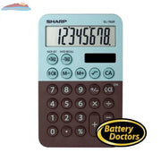 EL760RBMT SHARP CALCULATOR XL-8 DIGIT DISPLAY Sharp
