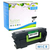 Lexmark 58D1H00 Remanufactured High Yield MICR Toner - Black