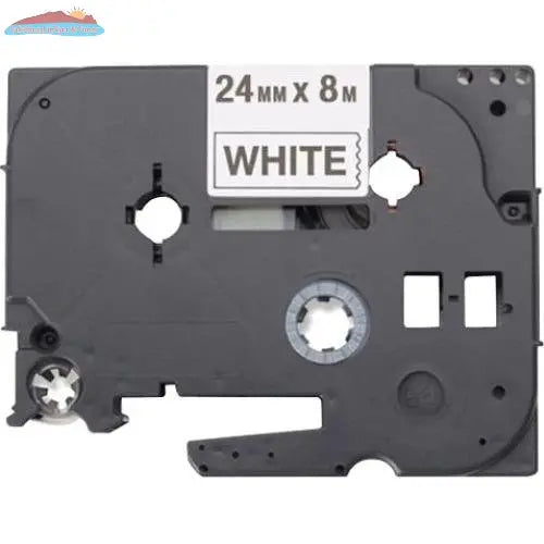 HGE2515PK  HIGH GRADE LAMINATED TAPES 24MM-BLACK ON WHITE Brother