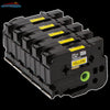 HGE6515PK  HIGH GRADE LAMINATED TAPES 24MM-BLACK ON YELLOW Brother