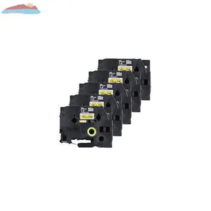 HGE6615PK  HIGH GRADE LAMINATED TAPES 36MM-BLACK ON YELLOW Brother