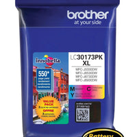LC30173PKS C/M/Y HY 3PK INK FOR MFCJ6530DW, MFCJ6930DW Brother
