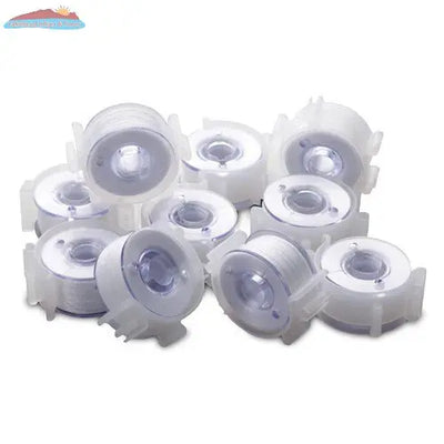 PWB60C Prewound Embroidery Bobbin Thread (white - pack of 10 Brother