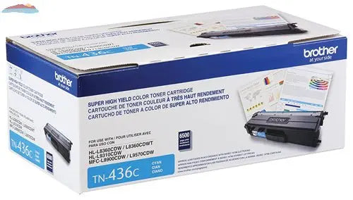 TN436C CYAN 6.5K TONER HLL8360CDW HLL9310CDW MFCL8900CDW Brother
