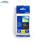 TZE344 GOLD/BLACK TAPE (18MM) / RUBAN OR/NOIR (18MM) Brother