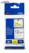 TZES131 BLACK ON CLEAR 12MM  LAMINATED STRONG ADHESIVE IND Brother