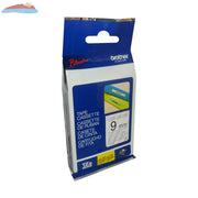 TZe121 (TZ121) PTOUCH TAPE 9MM BLACK ON CLEAR Brother