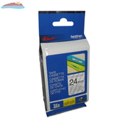 TZe151 (TZ151) PTOUCH TAPE 24MM BLACK ON CLEAR Brother