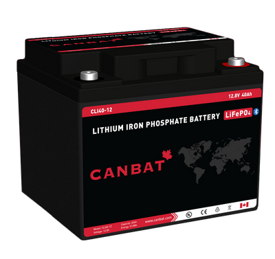 12V 40Ah Lithium Battery (LiFePO4) Lakehead Inkjet & Toner
