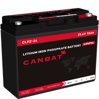 24V 12Ah Lithium Battery (LiFePO4) Lakehead Inkjet & Toner