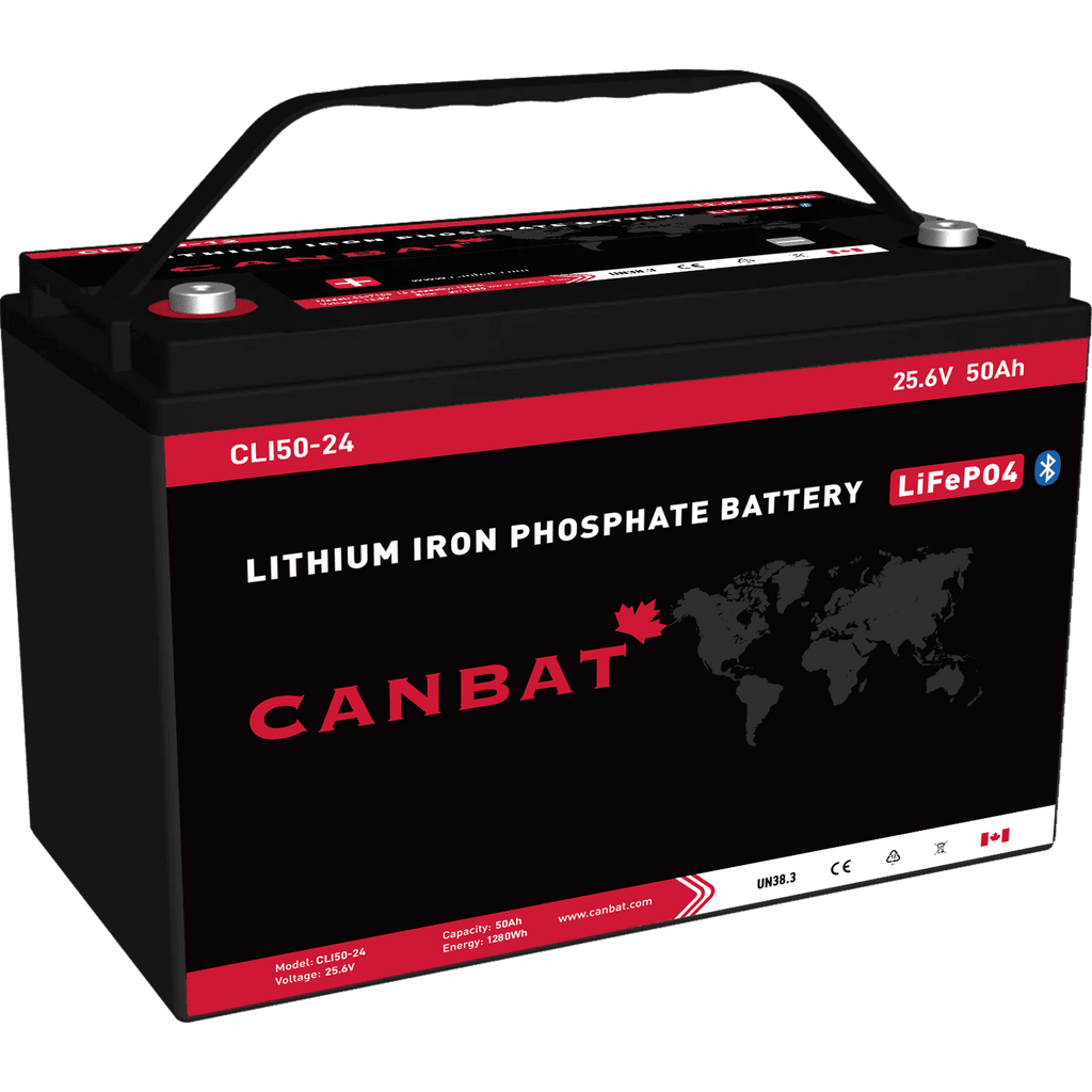 24V 50Ah Lithium Battery (LiFePO4) Lakehead Inkjet & Toner