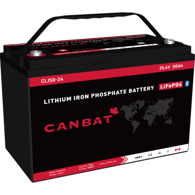 24V 50Ah Lithium Battery (LiFePO4) Lakehead Inkjet & Toner