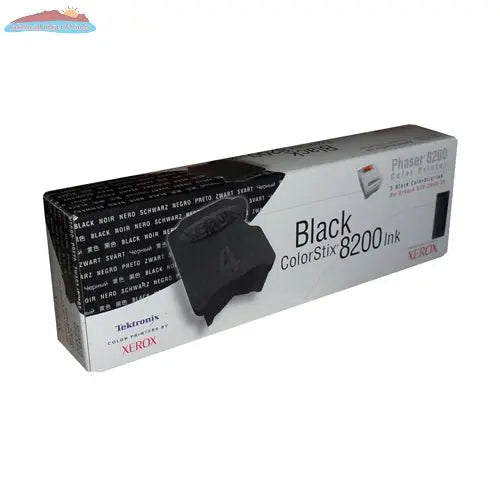 016204000 PHASER 8200 5 BLACK COLORSTIX Tektronics