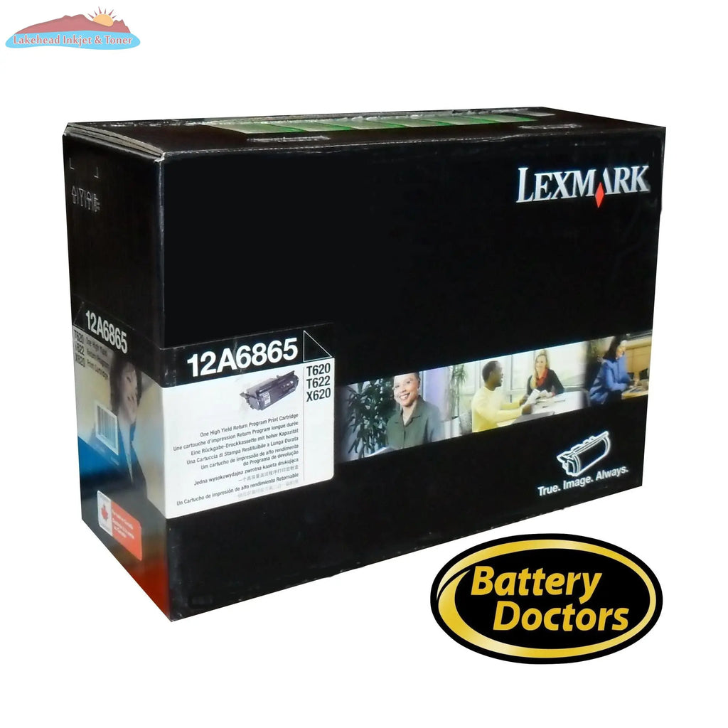 12A6865 T62X HIGH YIELD PREBATE PRINT CARTRIDGE BLACK (30K) Lexmark