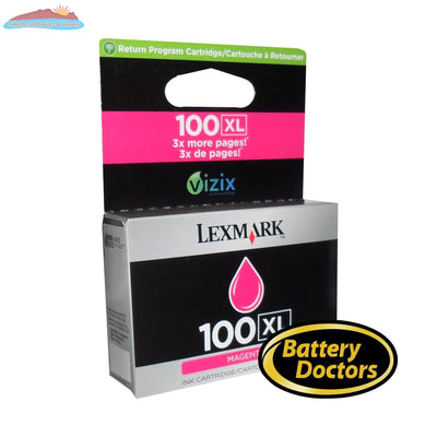 14N1070 LEXMARK #100XL MAGENTA AMER 600 PAGES YIELD (14N1055 Lexmark