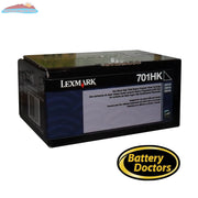 70C1HK0 LEXMARK 701HK BLACK HIGH YIELD RETURN PROGRAM TONER Lexmark