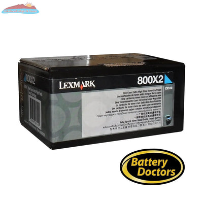 80C0X20 LEXMARK 800X2 CX510 CYAN EXTRA HIGH YIELD TONER CART Lexmark