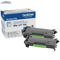 Brother Genuine TN850 2PK High-Yield Black Toner Cartridge Multipack Brother
