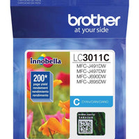 Brother LC3011CS  Cyan Ink Cartridge, Standard Yield Brother