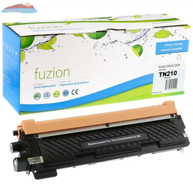 Brother TN210 Black Compatible Toner Cartridge Fuzion