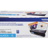 Brother TN433C Cyan Toner Cartridge, High Yield Brother