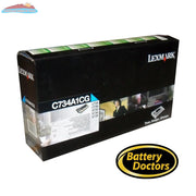 C734A1CG C73X/X73X CYAN RETURN PROGRAM TONER CARTRIDGE 6K Lexmark