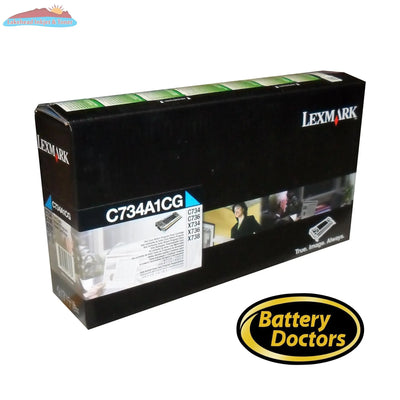 C734A1CG C73X/X73X CYAN RETURN PROGRAM TONER CARTRIDGE 6K Lexmark