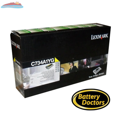 C734A1YG C73X/X73X YELLOW RETURN PROGRAM TONER CARTRIDGE 6K Lexmark